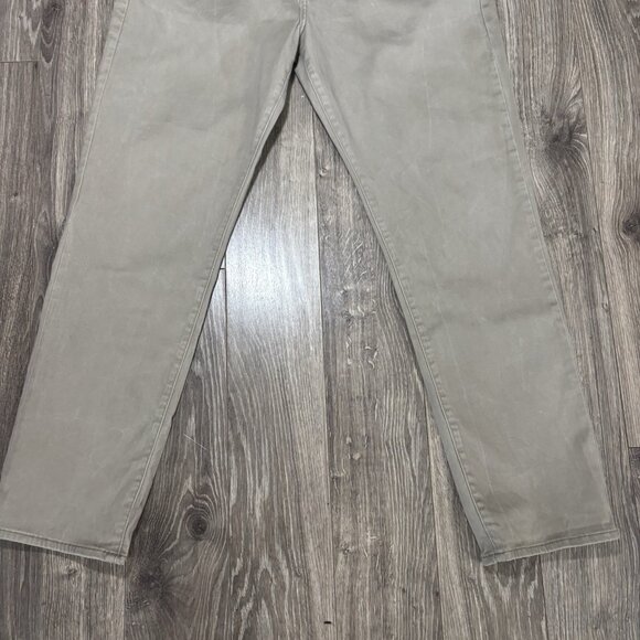 Lucky Brand 410 Athletic Straight Pants Mens 34x30 Beige Stretch Chino Casual - Picture 3 of 16
